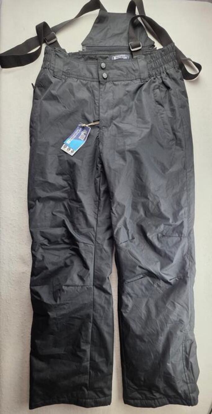 Mountain Warehouse Black Snow Bib Size Medium NWT